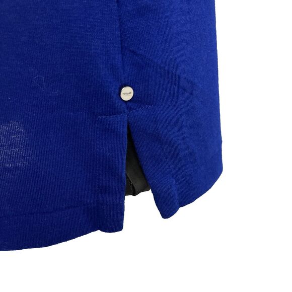 Mens Ralph Lauren RLX Short Sleeve Polo Shirt Size XL Blue Polyester Cotton - Picture 4 of 7